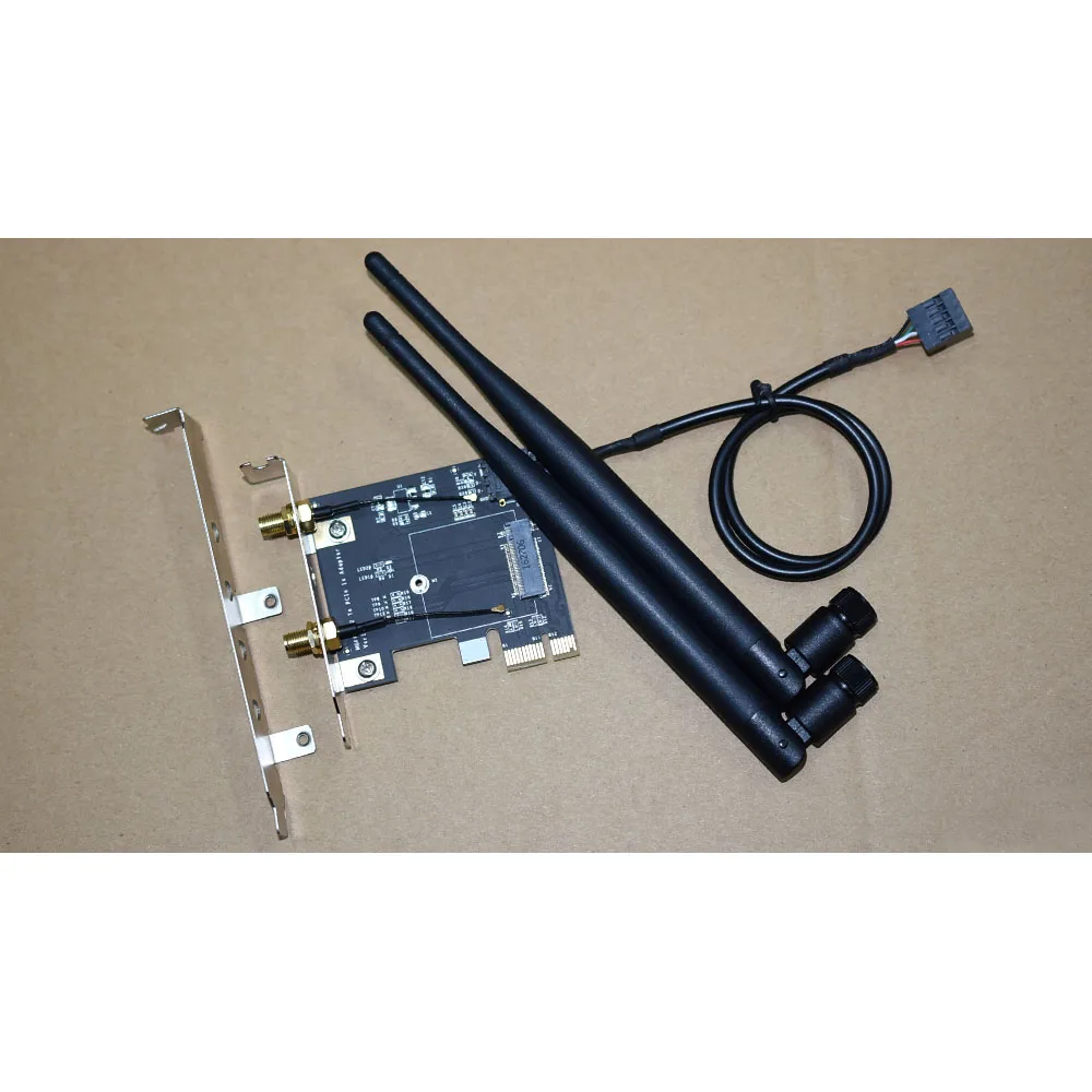 TL-NAPEB NGFF M.2 Key A To PCIe 1x адаптер Wi-Fi M2 к PCI-E для 7260NGW 7265NGW 8260NGW 8265NGW 3160NGW 3165NGW 3168NGW - купить