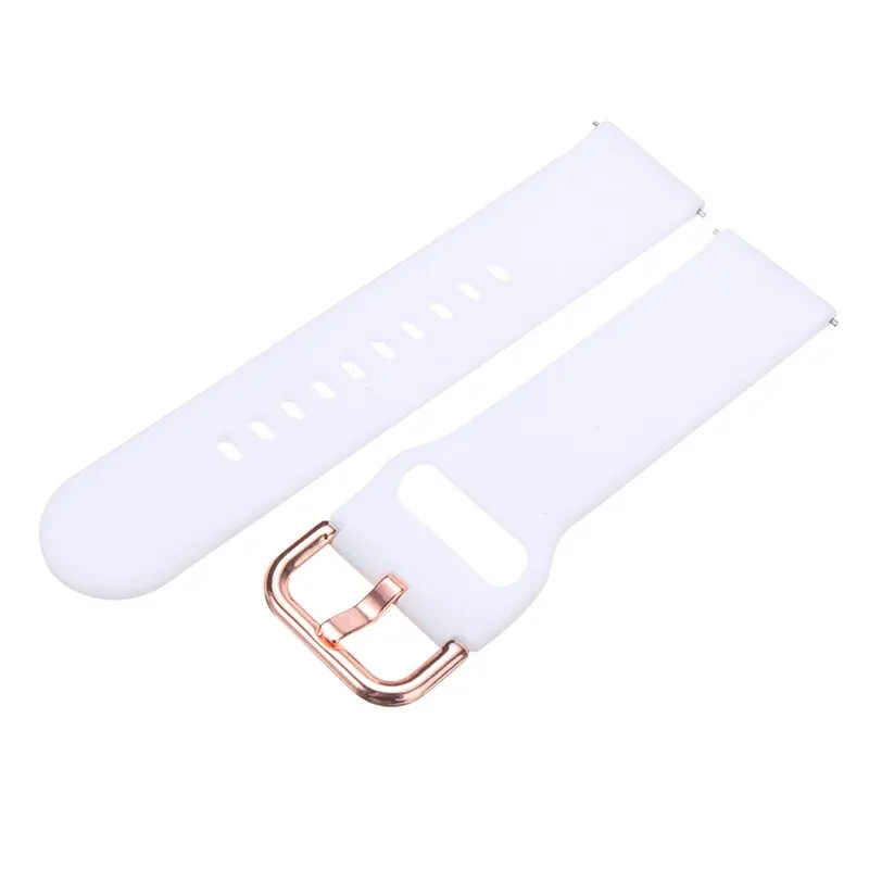 20mm Replacement Watch Strap Adjustable Watchband For Samsung Galaxy Watch Active 2 Silicone Band Smart Watch Accessories