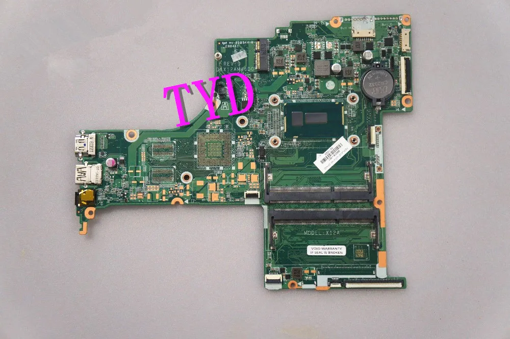 Оригинальная материнская плата для ноутбука 809318-601 DAX12AMB6D0 HP Pavilion 17-G101DX w/ i5-5200U 2 ГГц
