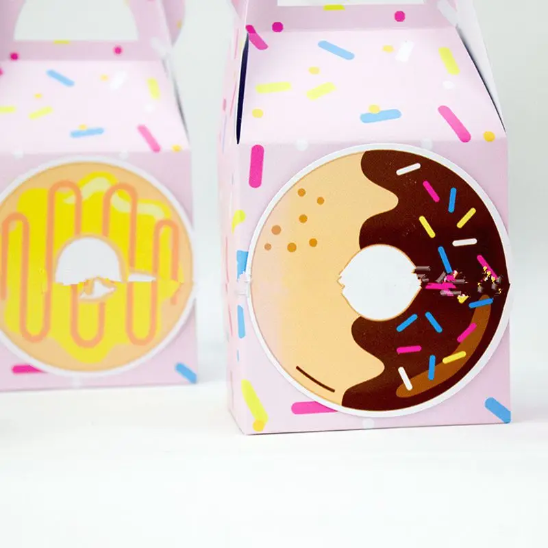 OEING 3 шт. Свадебная конфетная коробка пончики вечерние украшения Подарочная для