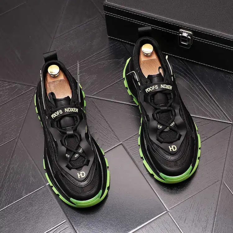 

Summer trend Designer Men Shoes Breathable Sneakers Hip Hop Platform Casual Shoes Zapatillas Hombre