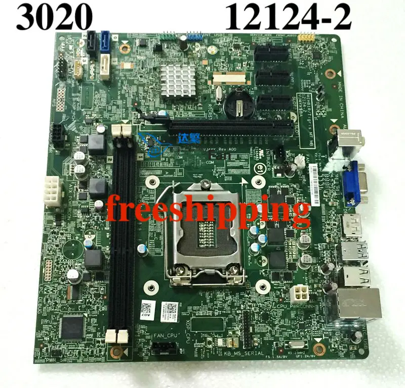 

For DELL Optiplex 3020 MT Motherboard 12124-2 VJ4YX MIH81R/Tigris motherboard100%tested fully work