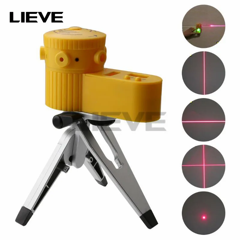 Multifunction Cross Line Tool Device LED Laser Level Vertical Horizontal Equipment Measuring With Tripod | Инструменты