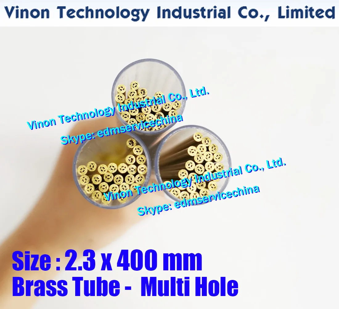 Латунная трубка с несколькими отверстиями (25 шт./лот) 2 3x400 мм латунная EDM