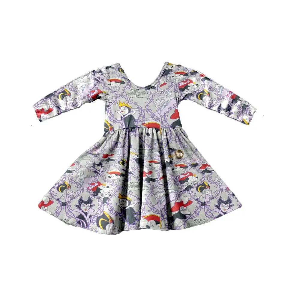 

Children Girls Clothing Dress Girls Long Sleeve Casual Party Halloween Clothes Girls Ghost Dress Kids Cotton Boutique Baby Dress