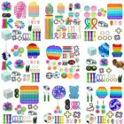 Набор игрушек антистресс, 50 видов, мраморный рельеф, подарок для взрослых и детей, сенсорные антистрессовые игрушки, набор в коробке