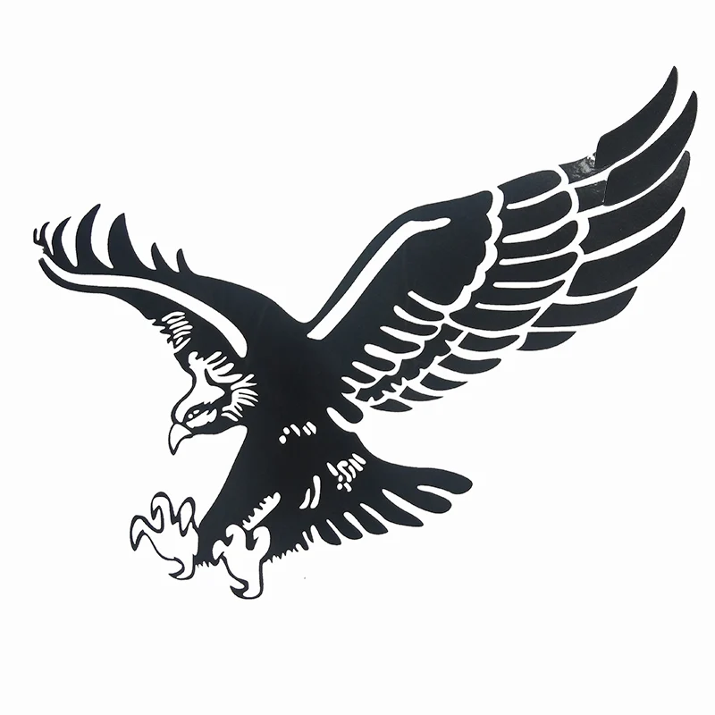 1 пара 24 см Летающий орел УФ печать автомобильная наклейка стикер для мотоцикла