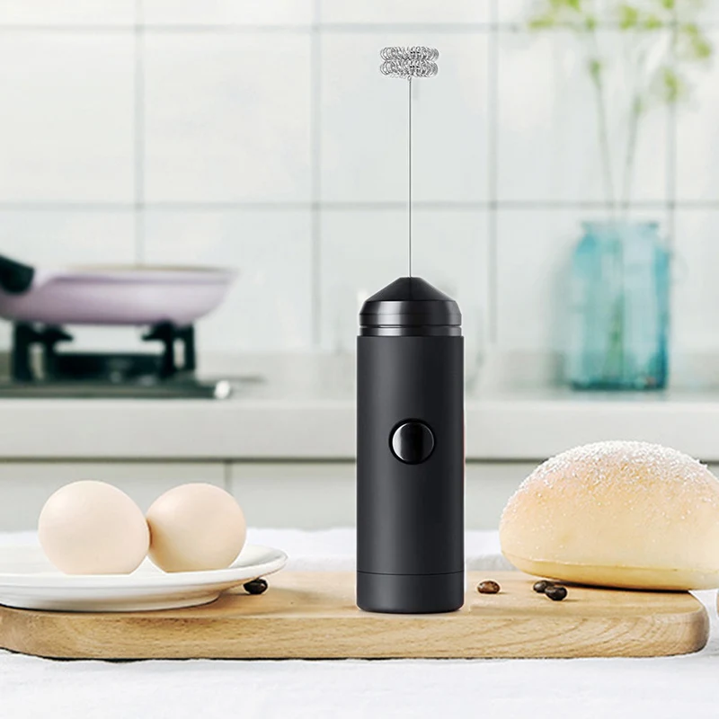 

Mini Electric Milk Frother Stainless Steel Handheld Egg Beater PW