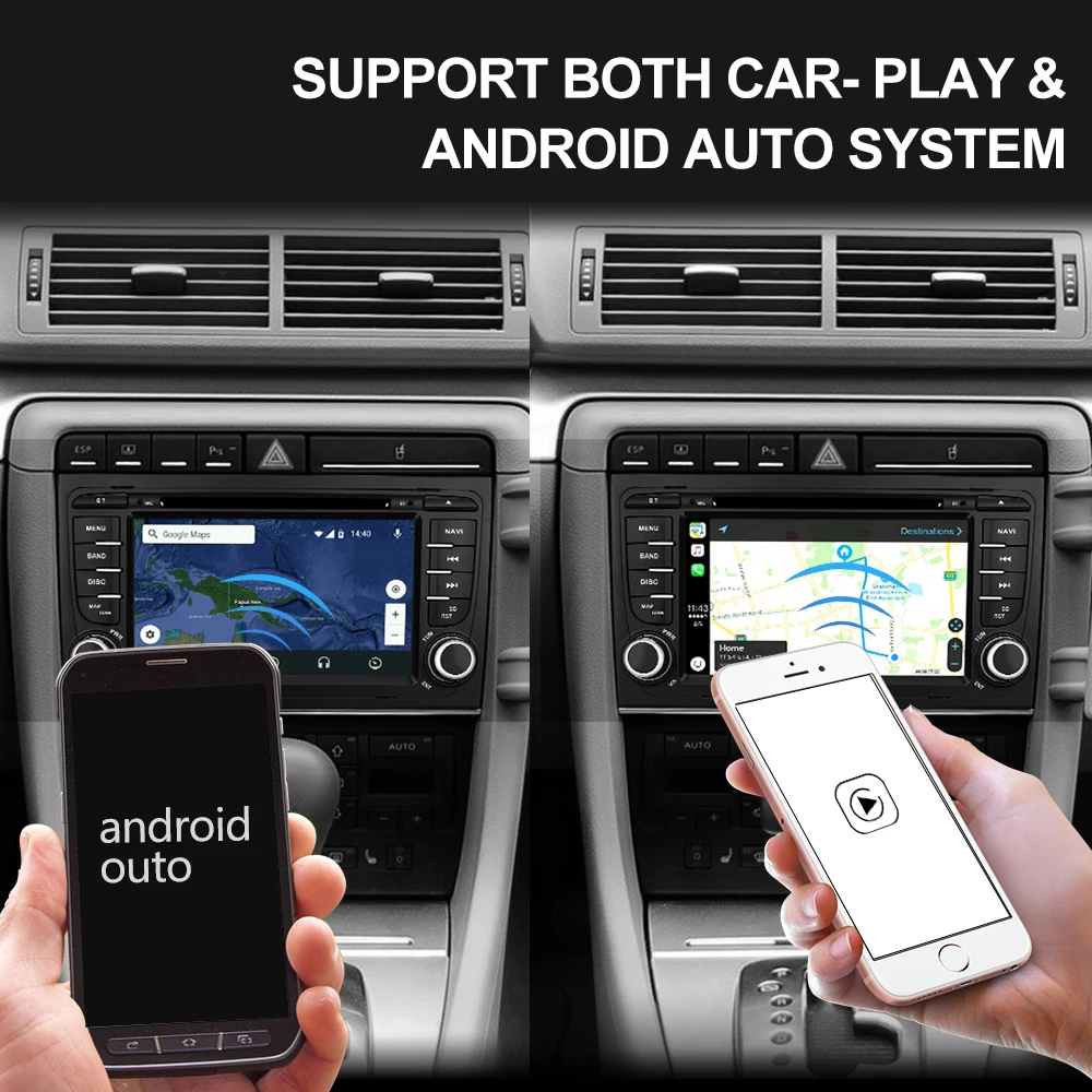 Isudar 2 Din Авто Радио Android 9 для Audi/A4/S4 2002-2008 CANBUS Автомобильный мультимедийный Видео DVD gps Восьмиядерный rom 32G USB DVR DSP