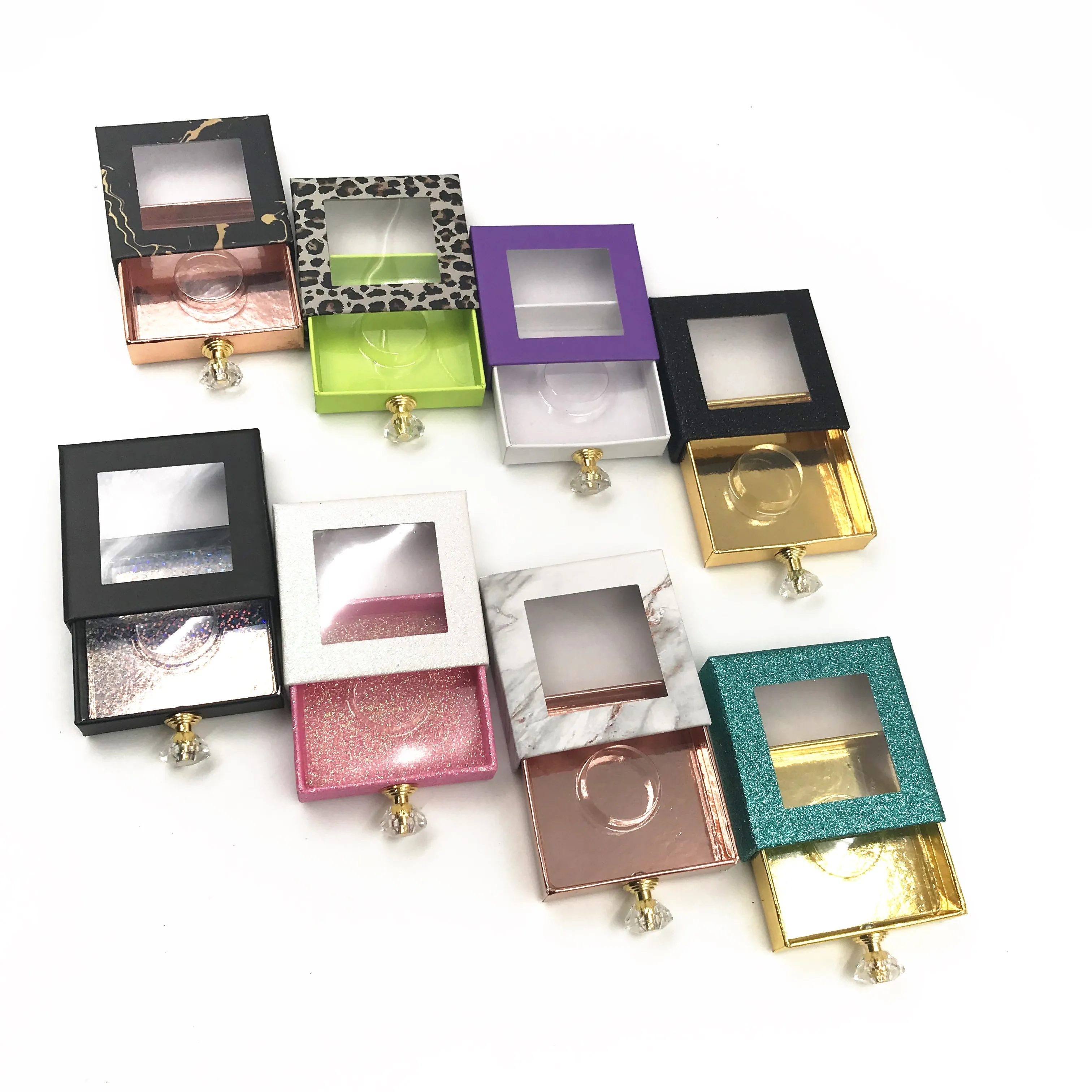 

Футляры для ресниц, упаковка, оптовая продажа, Пустые Квадратные футляры для ресниц, мраморные футляры для ресниц, посылка для ресниц, беспл...