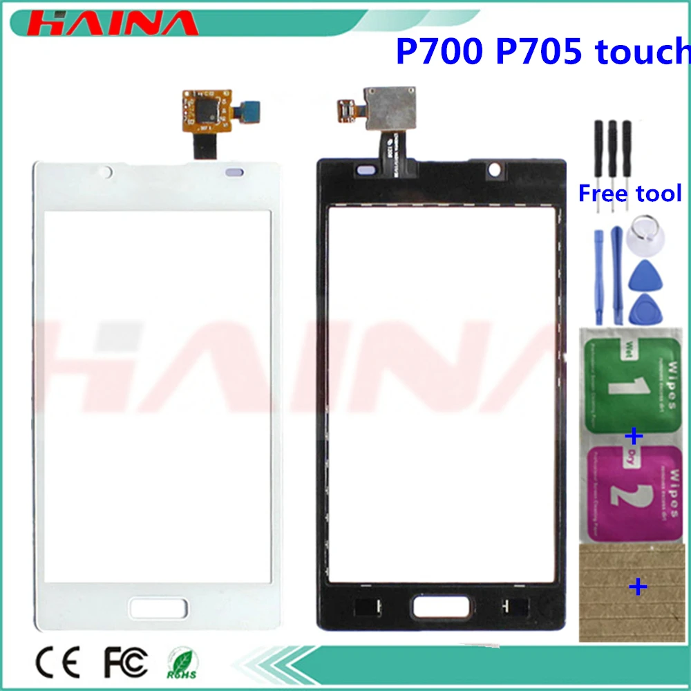 Сенсорный экран 4 3 дюйма для телефона LG Optimus L7 P700 P705 P708 сенсорный с цифровым