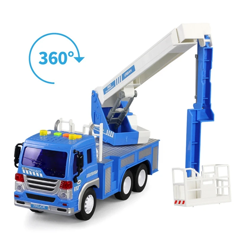 

Simulation of Light Repair Toy Car Inertial Driving Engineering Vehicle Model Storytelling Toy Belt Lighting