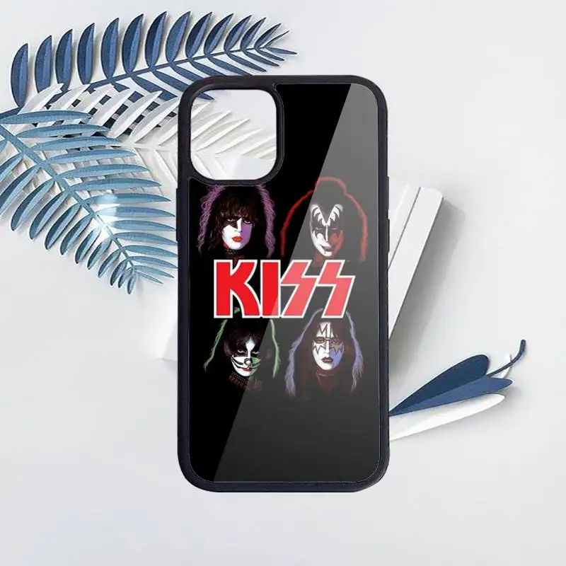 

Gene Simmons Kiss band Phone Case PC for iPhone 11 12 pro XS MAX 8 7 6 6S Plus X 5S SE 2020 XR Luxury brand shell funda