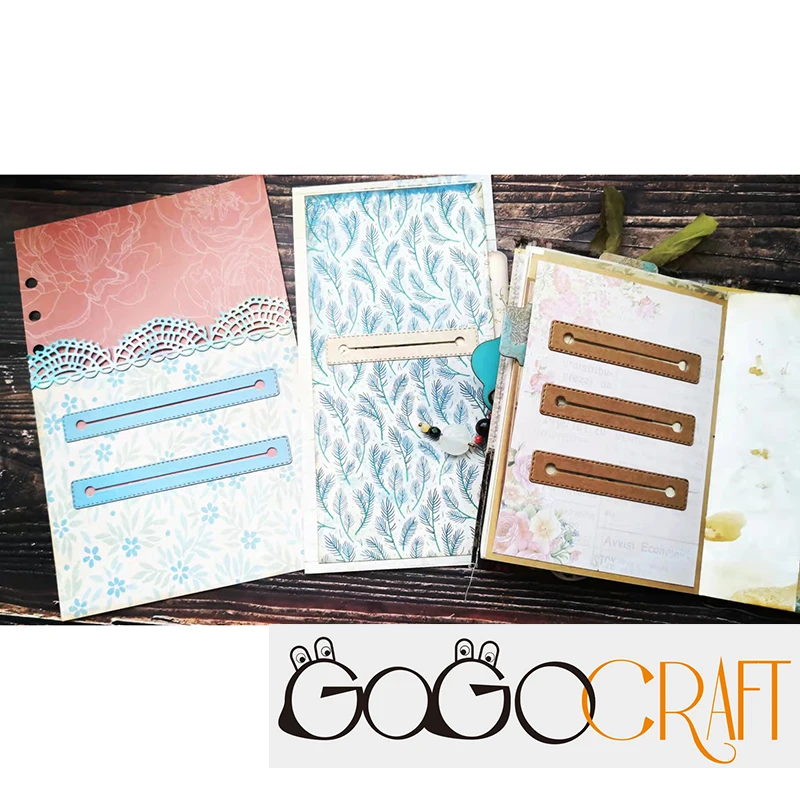 MK002 сшитые Слоты-тонкие Вырубные штампы для junkdiary Скрапбукинг PaperDIY оригинальный