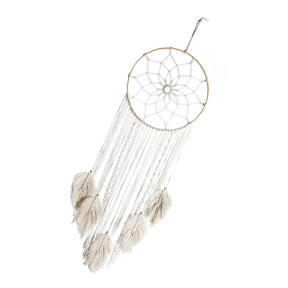 

1 Pcs Wall Hanging Tapestry Cotton Rope Tassel Hand Woven Bohemian Tapestry Geometric Art Living Room Home Decoration