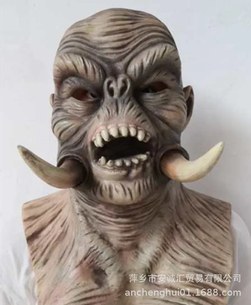 

Halloween mask Latex Alien Tooth Monster Scary Mask Headset Scary Prop