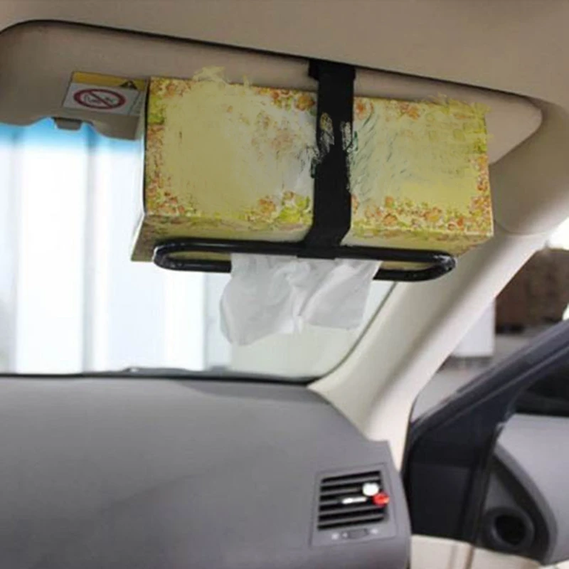

Car sun visor tissue paper box holder car backrest car sun visor clip bracket car interior general car accessories