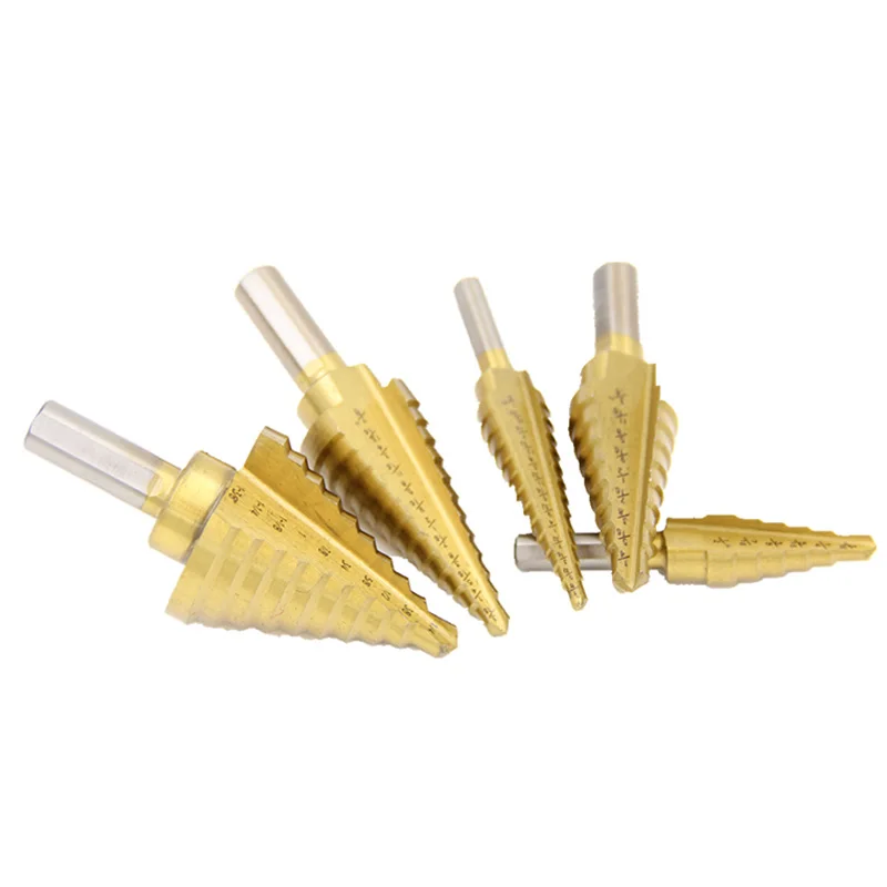 Ditron 5 шт. Hss Кобальт несколько отверстий 50 размеры Шаг сверло набор с Алюминий