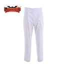 Исторический Викторианский стиль мужские брюки с высокой талией аварийные осенние брюки средневековые викторианские мужские белые аварийные брюки