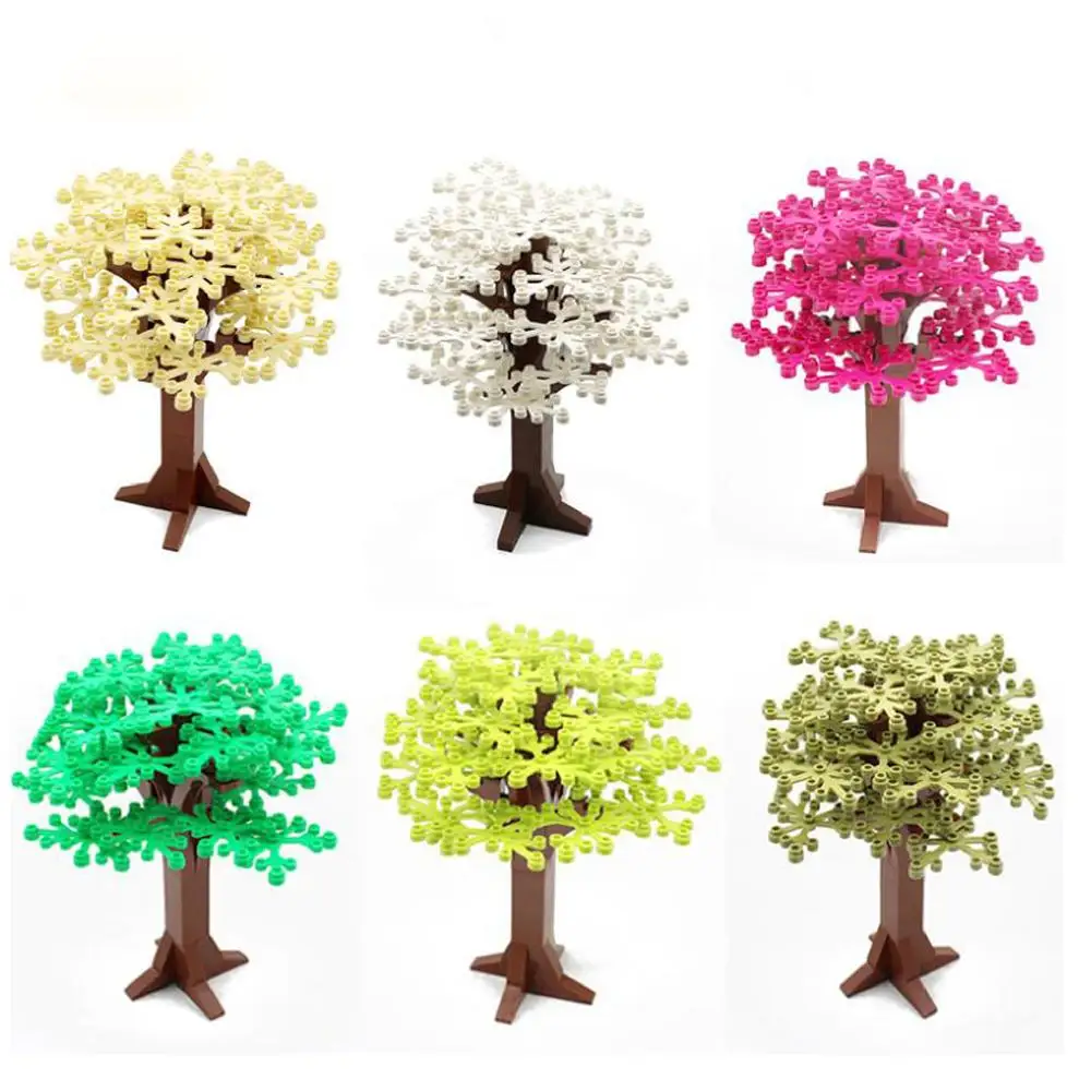 Городской уличный вид большое дерево растение сад строительные блоки