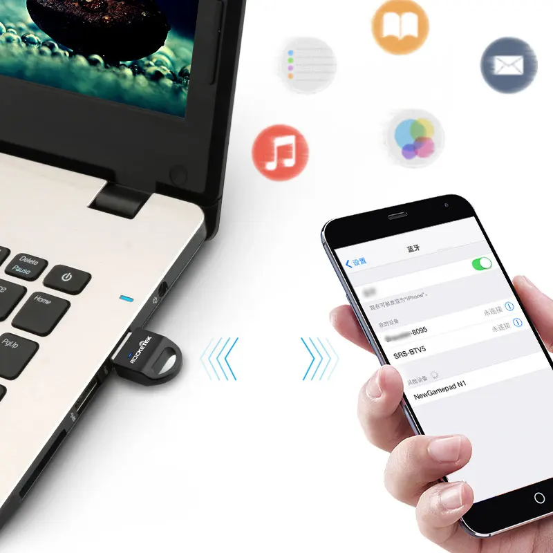 USB адаптер Rocketek CSR 4 0 A2DP с поддержкой Bluetooth|bluetooth dongle|usb bluetooth dongle adapterusb |