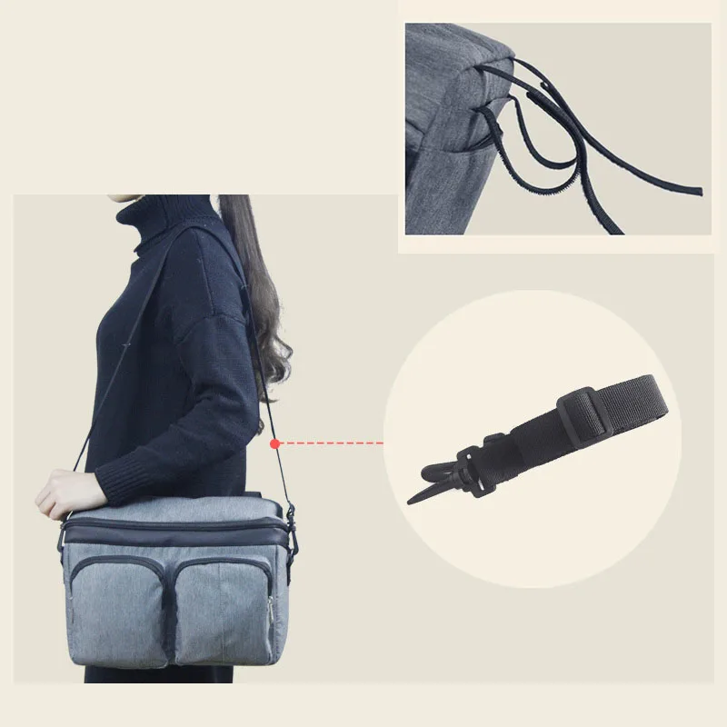 Сумка для подгузников на коляску водонепроницаемая сумка органайзер детской