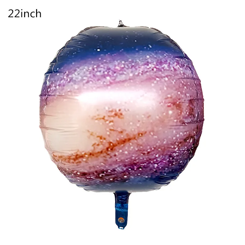 20 штук 22 дюймов 4D стереоскопический воздушный шарик из фольги в форме земной шар