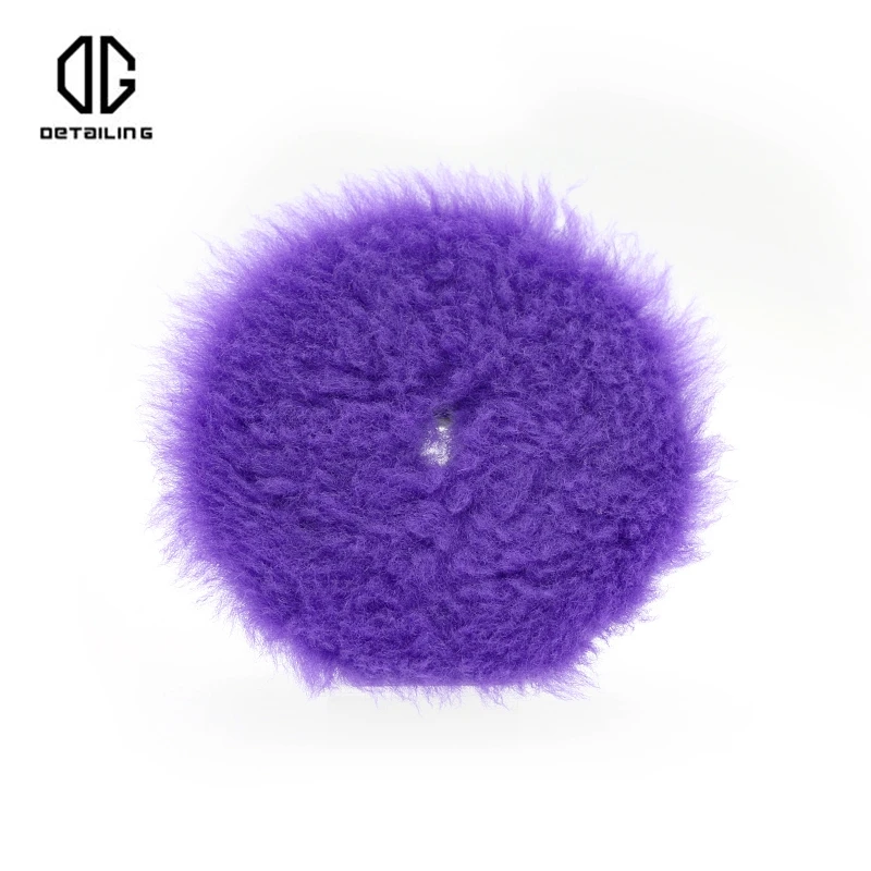 Полировальный коврик для автомобиля 3/5/6 дюйма фиолетовая шерстяная