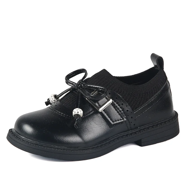 

Повседневные туфли для девочек COZULMA, элегантные Лоскутные туфли с бантом-бабочкой, дышащие слипоны на плоской подошве, размеры 21-30