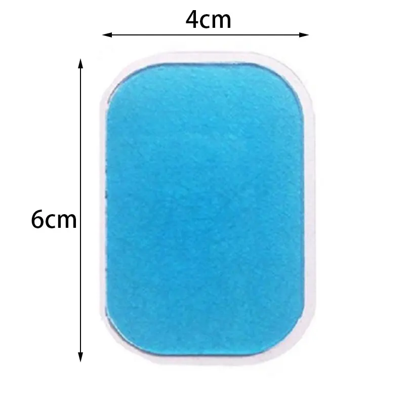 

10 Piece Abdominal Muscle Ems Gel Pad High Adhesion Non-irritating Pad Abdominal Training Equipment Replacement Patch