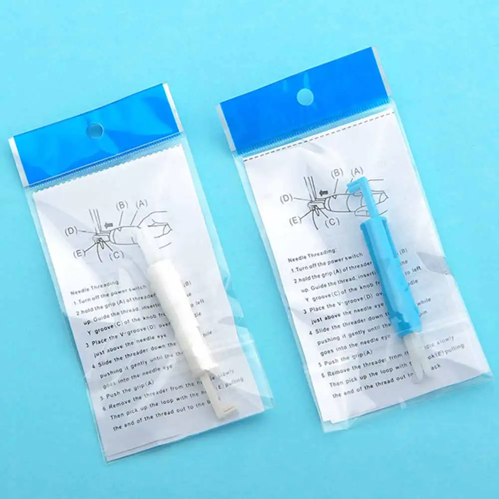 

1Pc Needle Threader Stitch Insertion Tool for Sewing Automatic Thread Machine Needle Inserter Manual Needle Threader Sewing Tool