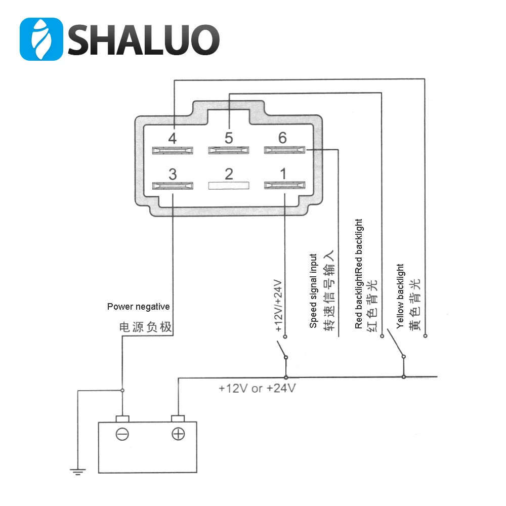 Аналоговый измеритель скорости с ЖК дисплеем частотой вращения 12 В 24 В|rpm