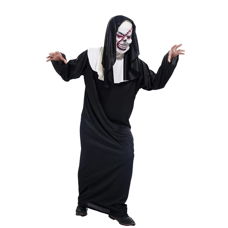 Недавно Хэллоуин Карнавальная одежда смерть Мрачный Жнец костюм вечерние с Screepy