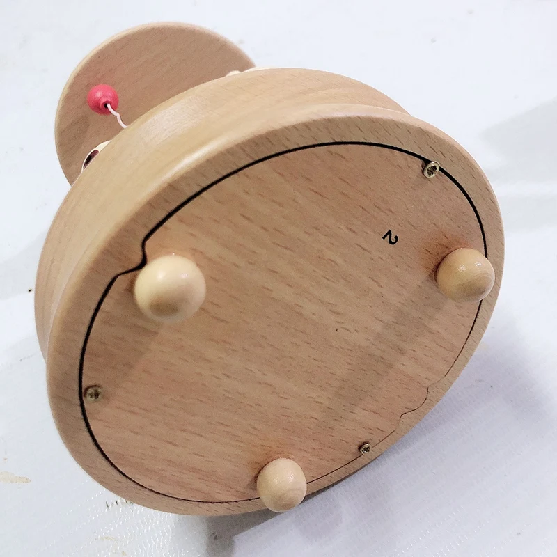 

Kids Gift Wooden Musical Box Premium Creative Hand Crank Wooden Crafts Music Box Best Gift and Decorations