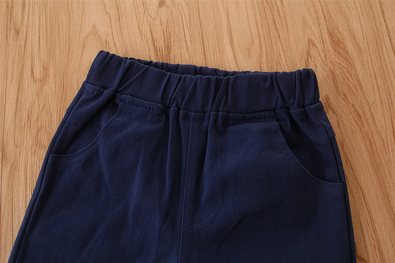 

2020 New Boy Clothes Set Gentleman Suit Bow Tie Long-sleeved Shirt Clothes + Suit Jacket + Casual Trousers Three-piece Suit