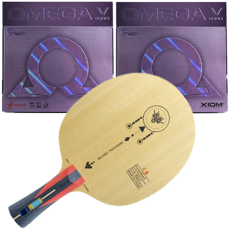 

Original Playa Sundia Blue Arylate CARBON Table Tennis Blade XIOM OMEGA V EURO DF Rubber Table Tennis Rackets Indoor Sports
