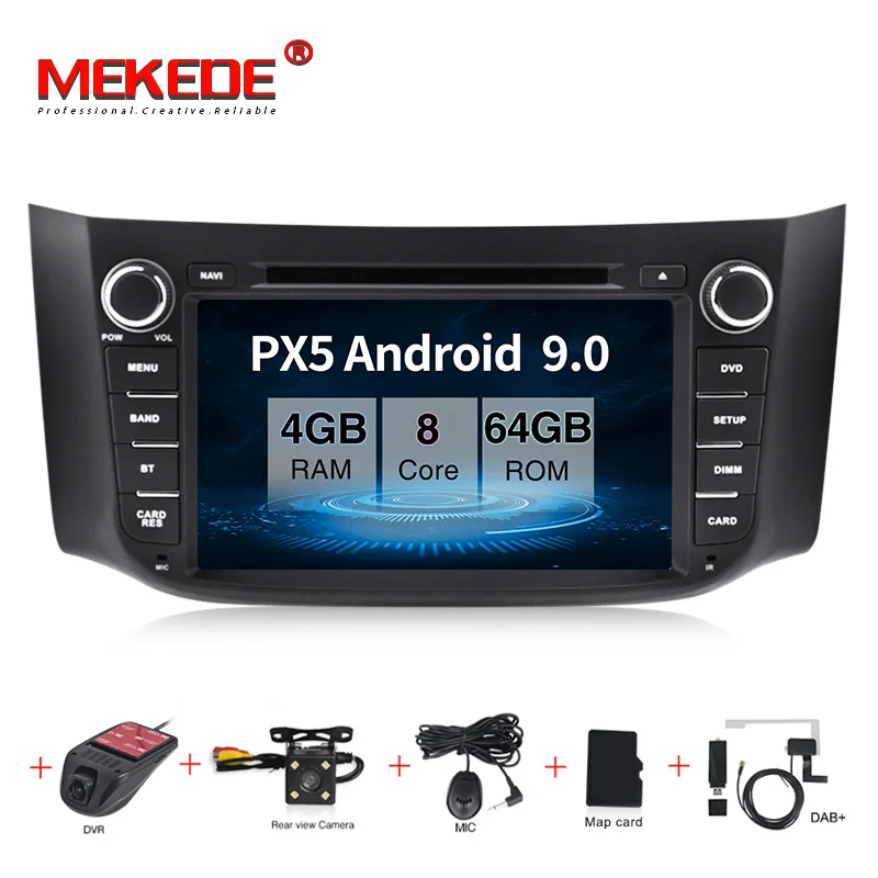 Android 9,0 автомобильный dvd-плеер для Nissan Sylphy B17 Sentra 12 2013 Авто gps navi Стерео Dvr магнитофон