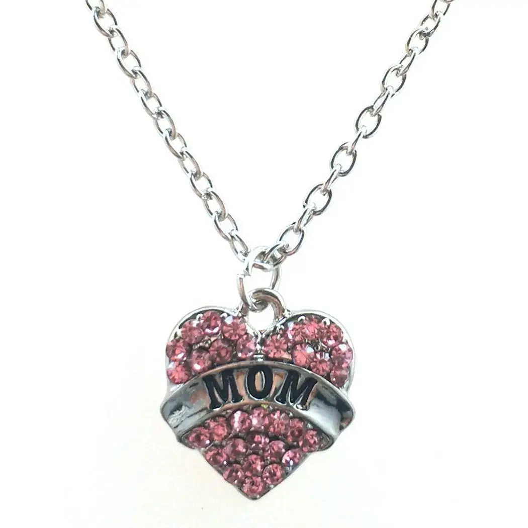 Новое модное женское ожерелье с подвеской в форме сердца СемьЯ Очаровательная