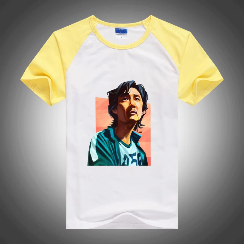 Мужские новые футболки с коротким рукавом и шортами Seong Gi-hun 456 2022 летние модные