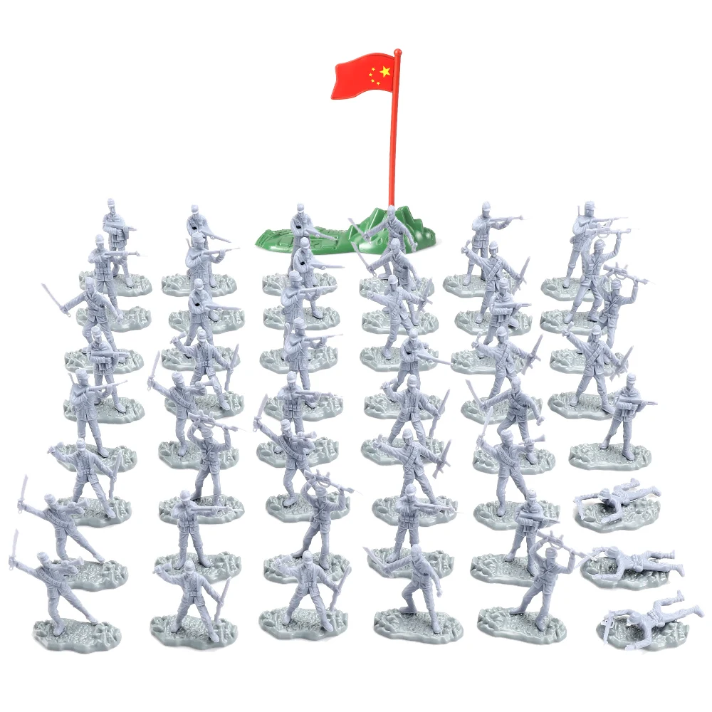 Viikondo армейский мужской Toy-50pcs Второй мировой войны маленький солдат Военная сцена