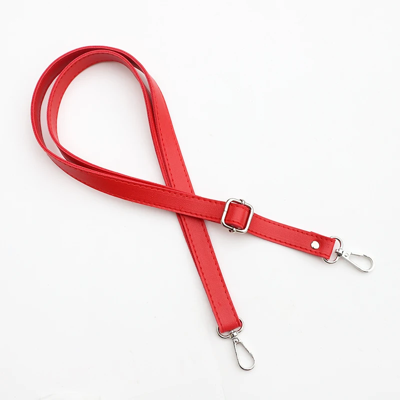 Fashion Double Layer PU Leather Adjustable Bag Belts Handbag DIY Handle Strap Buckle Shoulder Bag Accessories 138cm Long Belts