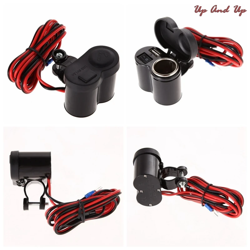 Новое универсальное 12 24 В водонепроницаемое автомобильное зарядное устройство