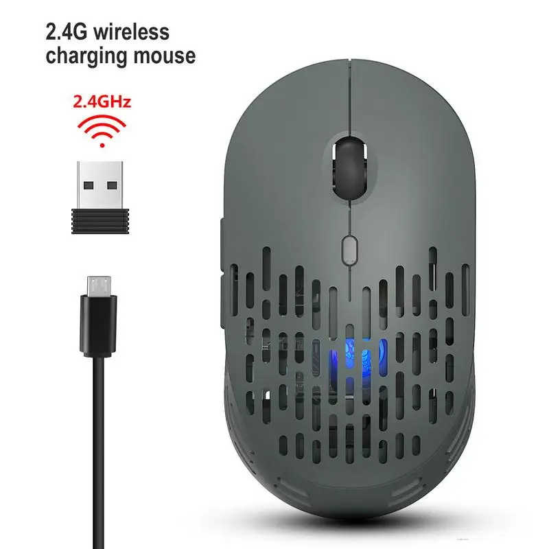 

New 2.4G Wireless Charging Mouse Hollow Mouse Mute Design Mouse