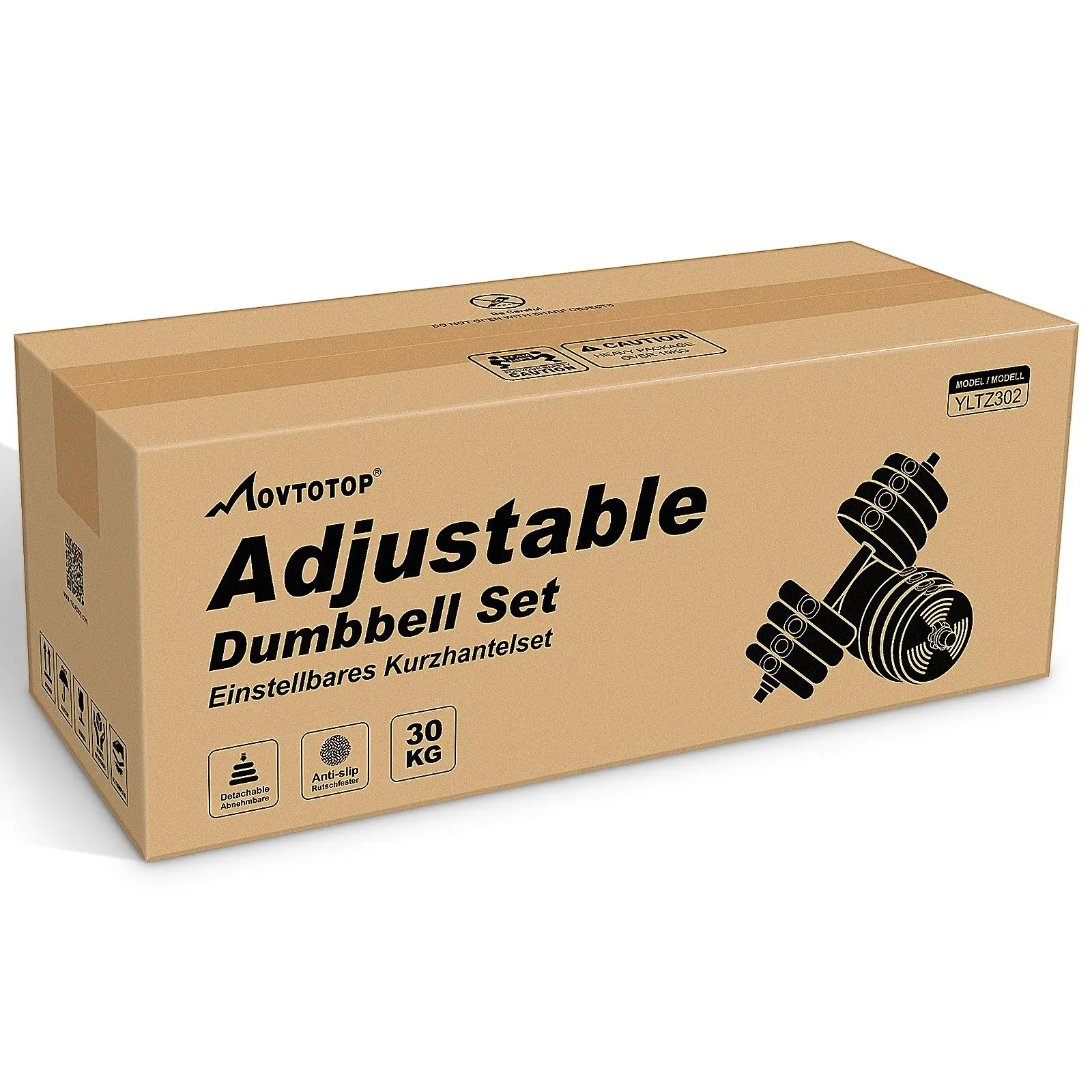 

30kg Adjustable Dumbbell Set Barbell Exercise Fitness Equipment Sport Supplies for Building Body Weight Loss Gym Training Tools