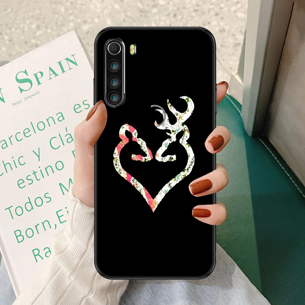 

Camo B-Browninges Phone case For Xiaomi Redmi Note 7 7A 8 8T 9 9A 9S K30 Pro Ultra black art Etui pretty hoesjes silicone shell