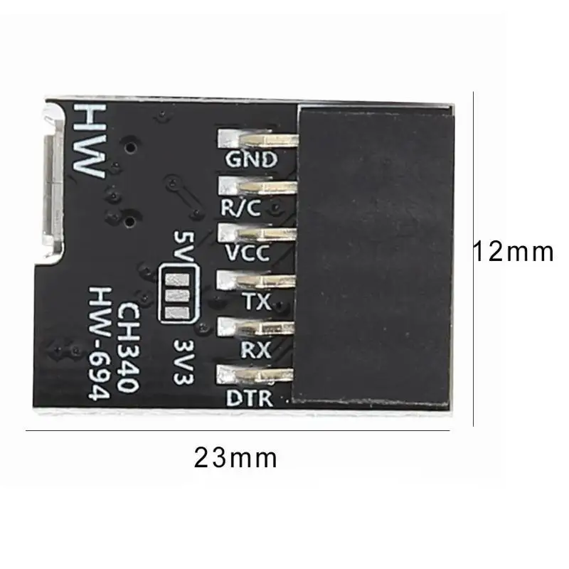 Для WEMOS Mini Breakout 5V 3,3 V CH340G USB для модуля последовательного адаптера