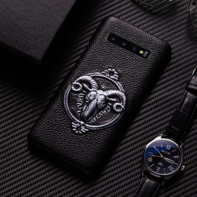 Sheep Чехол для телефона для samsung Galaxy A50 A70 S7 S8 S9 S10 Plus, Note 8, 9, 10, изображение животного текстура чехол для A30 A40 A5 A7 A8 - Цвет: Sheep