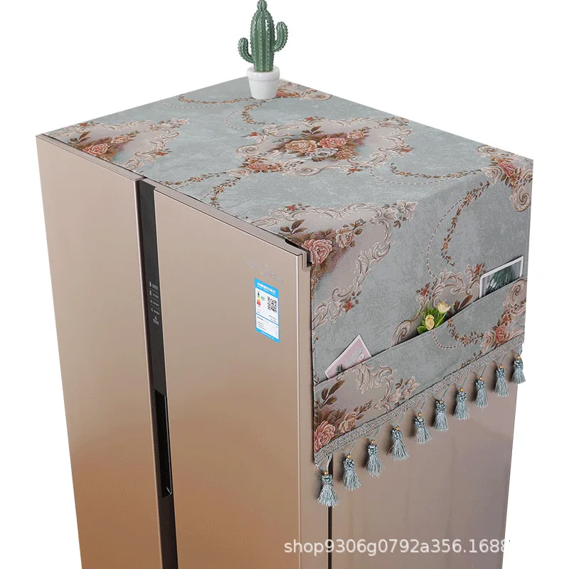 

European Refrigerator Cover Cloth Double-Door Double Door Single Door Refrigerator Washing Machine Cover Cover Towel