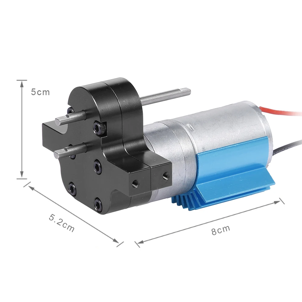 Metal Gearbox 370 Brushed Motor Speed Change RC Car Parts For 1/12 MN-D90 FJ-45 |