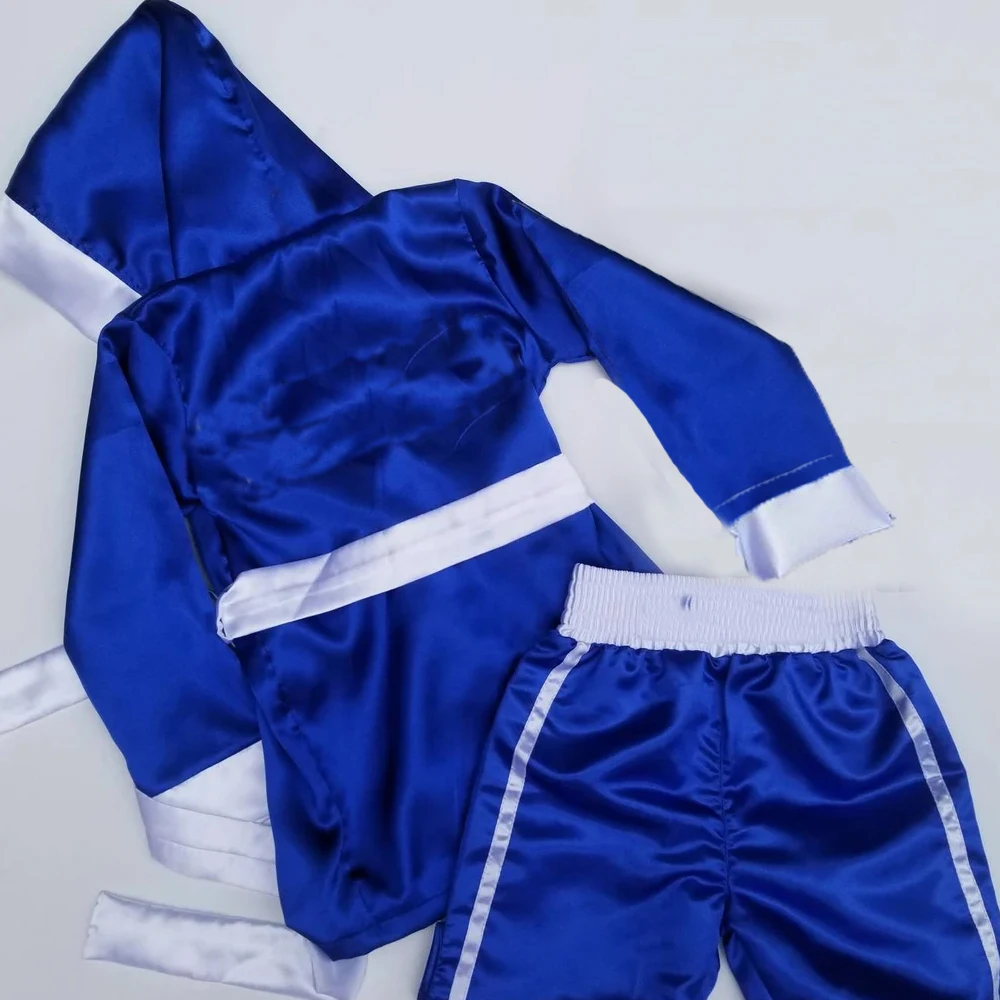 Baby Boxer Boxing Robe Set Newborn Photography Props With Matching Shorts Infant Birthday Photo Accessories Prop Gloves | Детская одежда